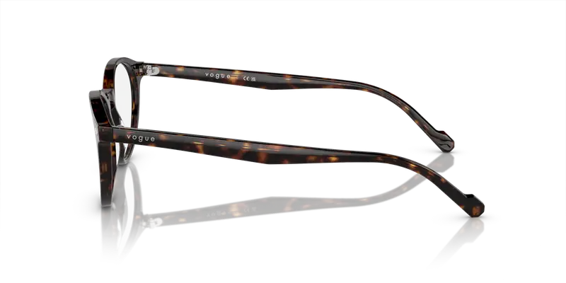 VOGUE EYEWEAR Uomo VO5326 W656 Montature da vista Acetato Havana Rotonda miniatura 3