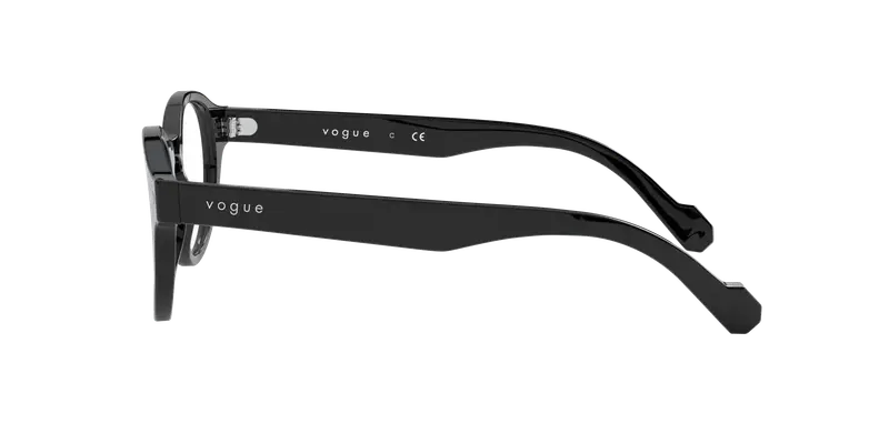 VOGUE EYEWEAR Uomo VO5332 W44 Montature da vista Plastica Nero Rotonda miniatura 2