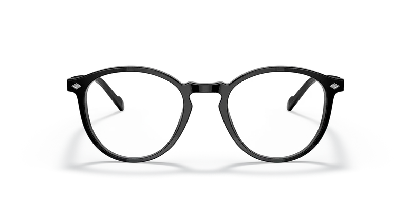 VOGUE EYEWEAR Uomo VO5367 W44 Montature da vista Acetato Nero Trasparente Rotonda Normale miniatura 2