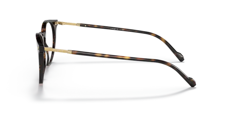 VOGUE EYEWEAR Uomo VO5434 W656 Montature da vista Acetato Marrone Trasparente Pantos Normale miniatura 3