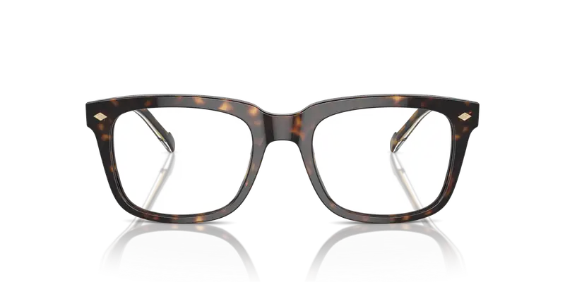 VOGUE EYEWEAR Uomo VO5572 W656 Montature da vista Acetato Marrone Trasparente Pillow Normale miniatura 2