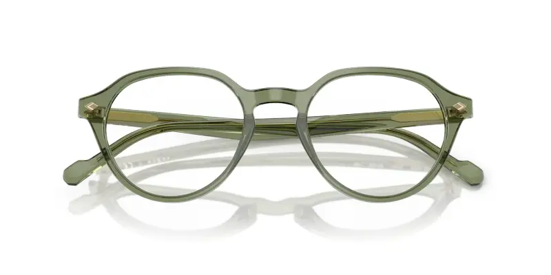 Uomo VO5598 3187 Montature da vista Acetato Verde Trasparente Pantos Normale miniatura 2