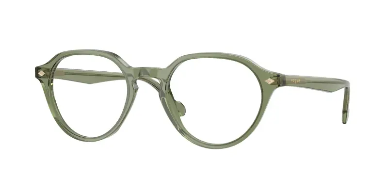 Uomo VO5598 3187 Montature da vista Acetato Verde Trasparente Pantos Normale