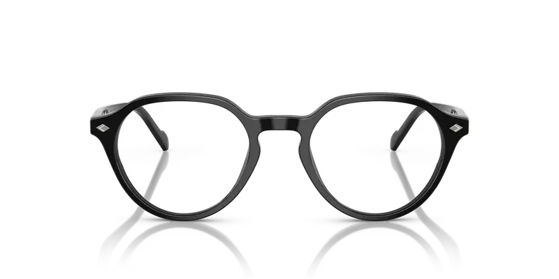 VOGUE EYEWEAR Uomo VO5598 W44 Montature da vista Acetato Nero Trasparente Pantos Normale miniatura 2