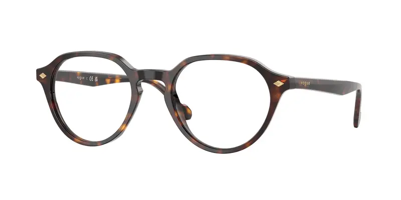 VOGUE EYEWEAR Uomo VO5598  W656 Montature da vista Acetato Marrone Trasparente Pantos Normale