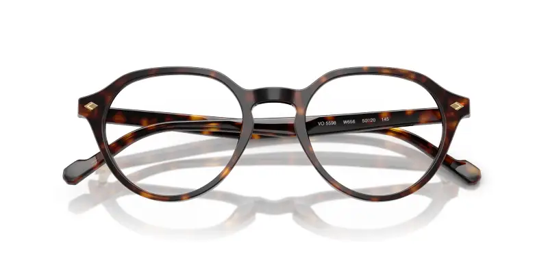 Uomo VO5598 W656 Montature da vista Acetato Marrone Trasparente Pantos Normale miniatura 2