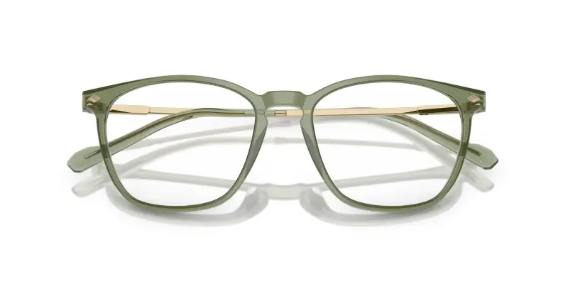 Uomo VO5614 3187 Montature da vista Acetato Verde Trasparente Pillow Normale miniatura 2