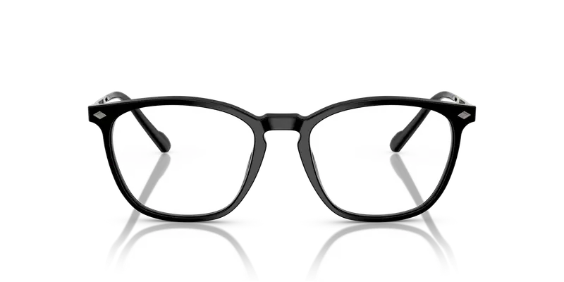 VOGUE EYEWEAR Uomo VO5614 W44 Montature da vista Acetato Nero Trasparente Pillow Normale miniatura 2