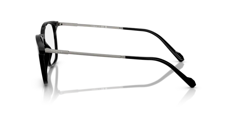 VOGUE EYEWEAR Uomo VO5614 W44 Montature da vista Acetato Nero Trasparente Pillow Normale miniatura 3