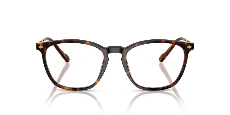 VOGUE EYEWEAR Uomo VO5614 W656 Montature da vista Acetato Marrone Trasparente Pillow Normale miniatura 2