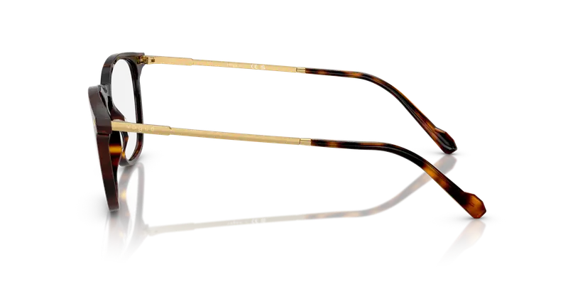 VOGUE EYEWEAR Uomo VO5614 W656 Montature da vista Acetato Marrone Trasparente Pillow Normale miniatura 3