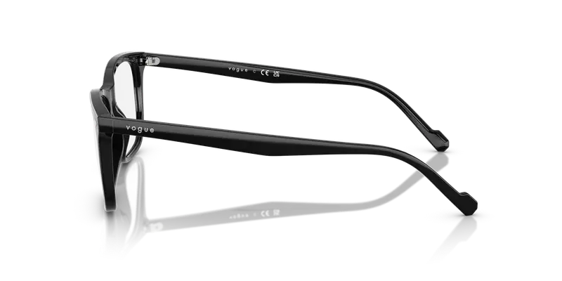 VOGUE EYEWEAR Uomo VO5617 W44 Montature da vista Acetato Nero Trasparente Pillow Normale miniatura 3