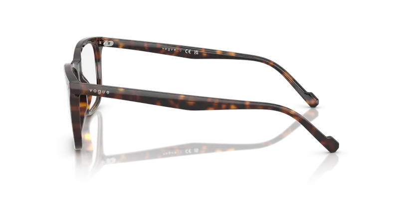 VOGUE EYEWEAR Uomo VO5617 W656 Montature da vista Acetato Marrone Trasparente Pillow Normale miniatura 3