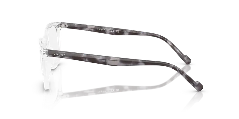 VOGUE EYEWEAR Uomo VO5617 W745 Montature da vista Acetato Trasparente Trasparente Pillow Normale miniatura 3