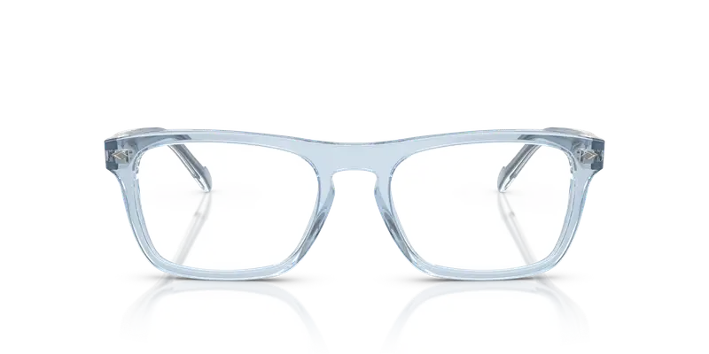 VOGUE EYEWEAR Uomo VO5619 3215 Montature da vista Acetato Blu Trasparente Pillow Normale miniatura 2