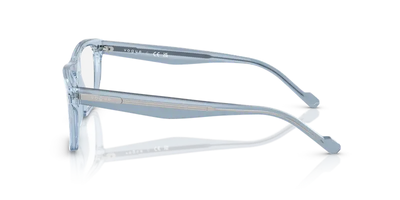 VOGUE EYEWEAR Uomo VO5619 3215 Montature da vista Acetato Blu Trasparente Pillow Normale miniatura 3