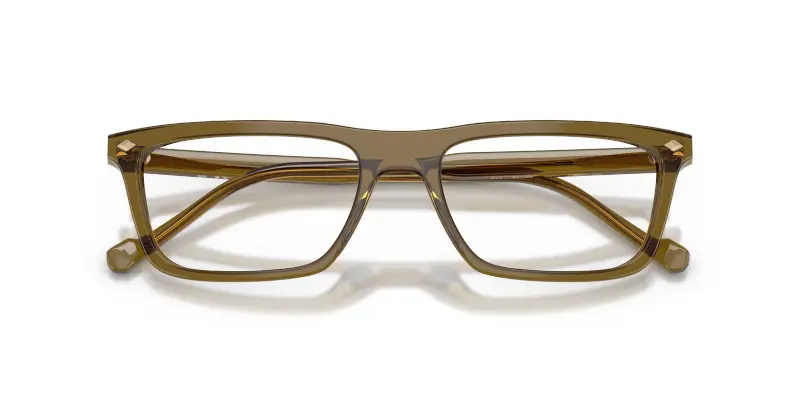 Uomo VOGUE EYEWEAR VO5686 3260 Montature da vista Acetato Verde Trasparente Pillow Normale miniatura 2