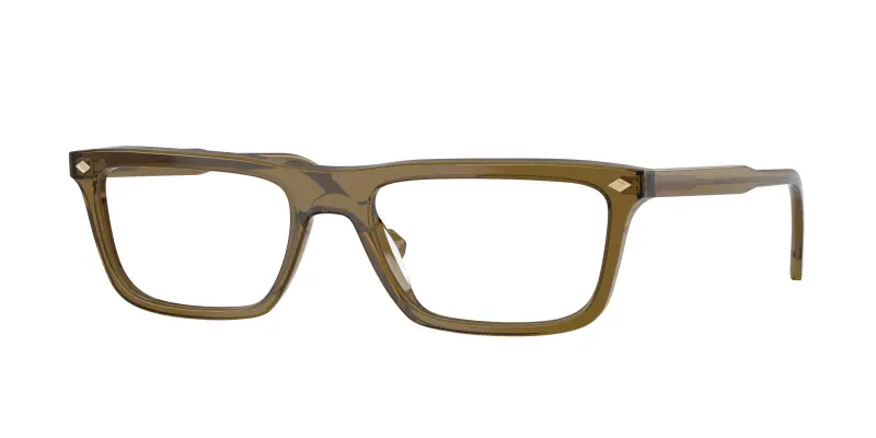 Uomo VOGUE EYEWEAR VO5686 3260 Montature da vista Acetato Verde Trasparente Pillow Normale