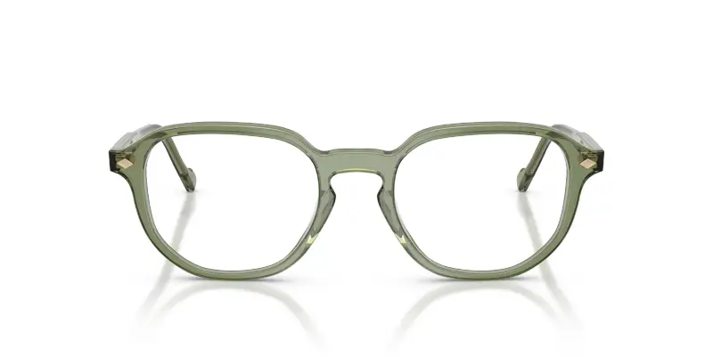 Uomo VOGUE EYEWEAR VO5708 3187 Montature da vista Acetato Verde Trasparente Geometrica Normale miniatura 3