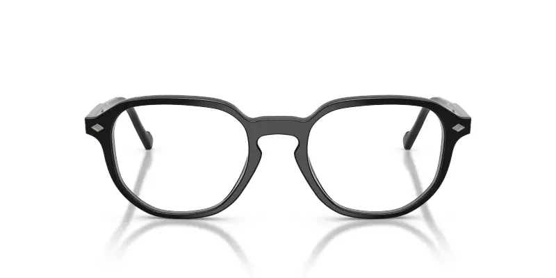 Uomo VOGUE EYEWEAR VO5708 W44 Montature da vista Acetato Nero Trasparente Geometrica Normale miniatura 3