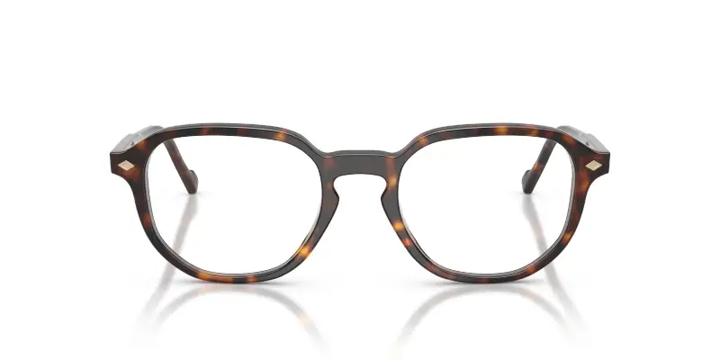 Uomo VOGUE EYEWEAR VO5708 W656 Montature da vista Acetato Marrone Trasparente Geometrica Normale miniatura 3