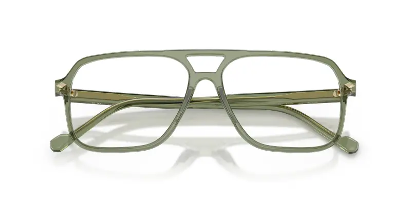 Uomo VOGUE EYEWEAR VO5709 3187 Montature da vista Acetato Verde Trasparente Pillow Normale miniatura 2