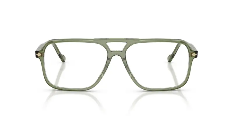 Uomo VOGUE EYEWEAR VO5709 3187 Montature da vista Acetato Verde Trasparente Pillow Normale miniatura 3