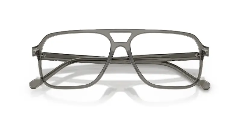 Uomo VOGUE EYEWEAR VO5709 3294 Montature da vista Acetato Grigio Trasparente Pillow Normale miniatura 2