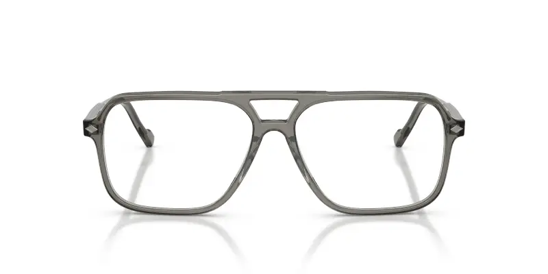 Uomo VOGUE EYEWEAR VO5709 3294 Montature da vista Acetato Grigio Trasparente Pillow Normale miniatura 3