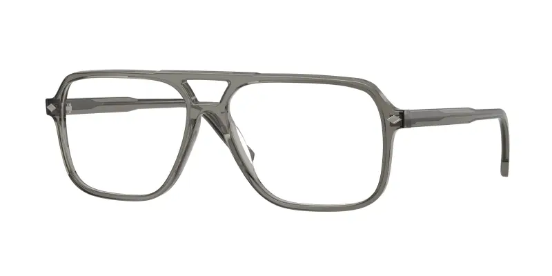 Uomo VOGUE EYEWEAR VO5709 3294 Montature da vista Acetato Grigio Trasparente Pillow Normale