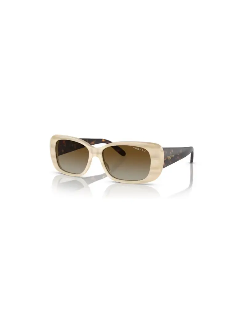 Occhiali da sole VOGUE VO2606S 3078T5 Beige Horn Brown Polarized 55