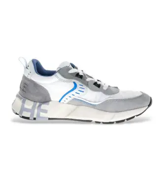 per uomo 2017465 Sneakers in pelle grigia Club01 (40), Basso, 1 a 3 cm, Stringhe, Casual, Grigio