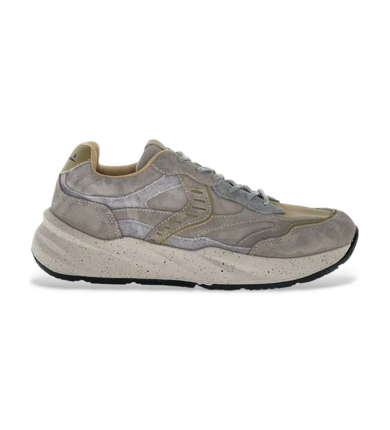 per uomo 2019075 Sneakers Club22 in pelle grigia (40), Basso, Stringhe, Casual, Grigio