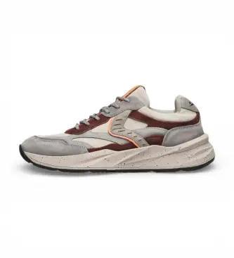 per uomo 2019075 Sneakers in pelle grigia Club22 (40), Basso, Stringhe, Casual, Grigio