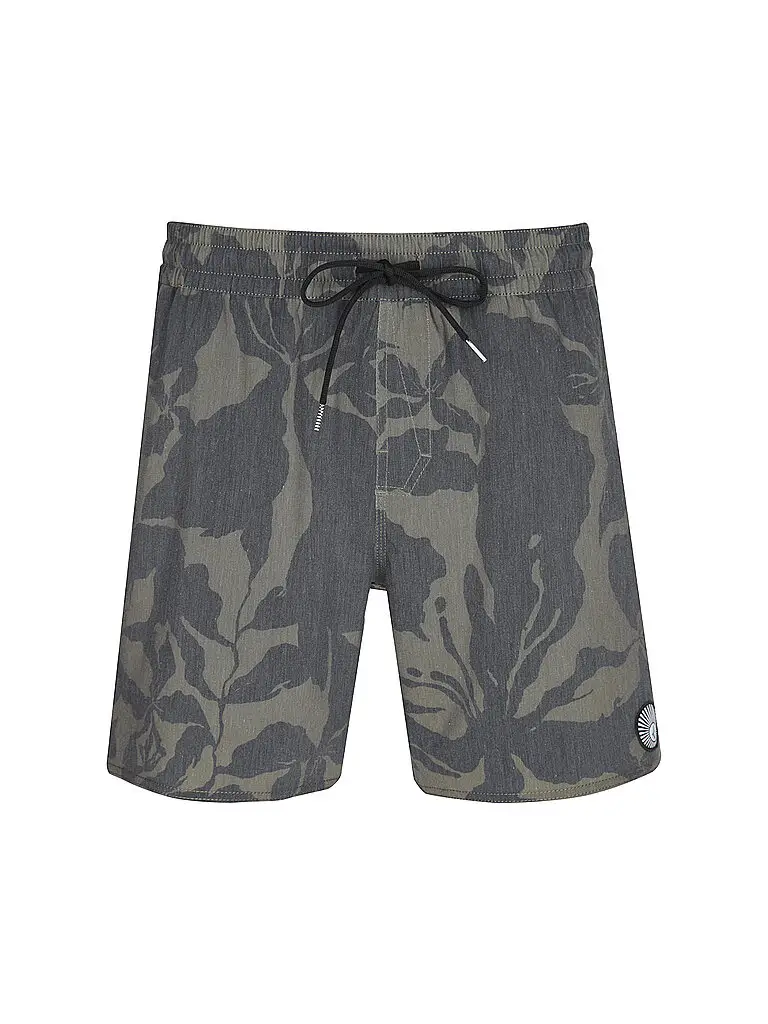 Pantaloncini da spiaggia da uomo Psyche Cotton oliva | S