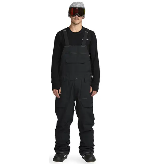 Roan Bib Overall M - pantaloni snowboard - uomo Black
