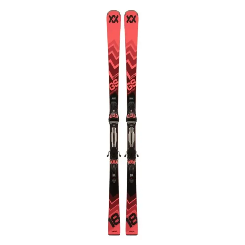 Racetiger Gs + Attacchi Rm3 12 Gw Rosso Nero - Sci Uomo 178 cm