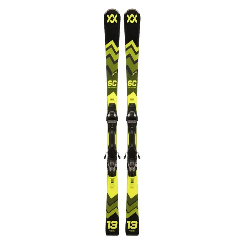 Racetiger Sc + Attacchi Vm3 12 Gw Nero Giallo - Sci Uomo 158 cm