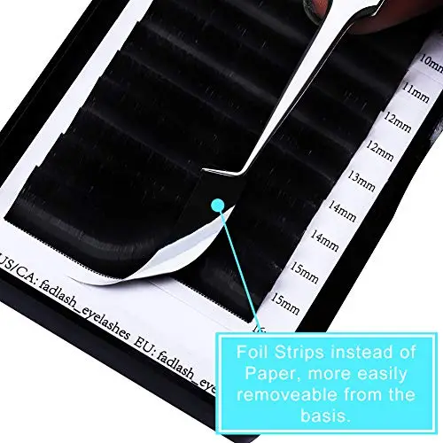 Volume Russo Ciglia 0.07mm D Curl 9-16mm Misto lunghezza 2D 3D 5D-20D Volume Ciglia Estensioni FADLASH Easy Fan Lash miniatura 3