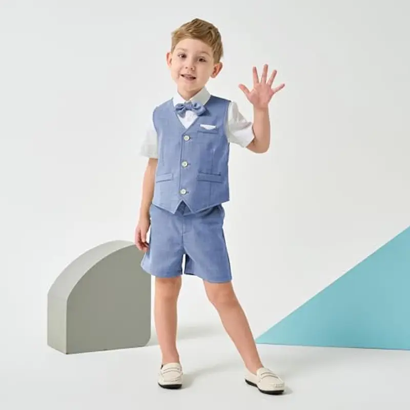 Volunboy Gilet Bambino Blu 1915307 miniatura 2