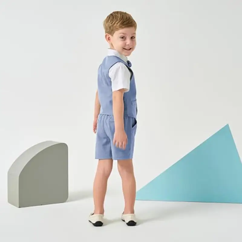 Volunboy Gilet Bambino Blu 1915307 miniatura 3