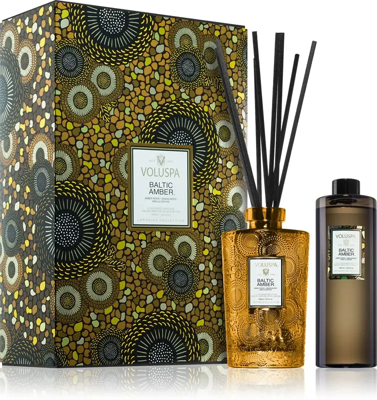 Japonica Baltic Amber diffusore di aromi con ricarica 500 ml