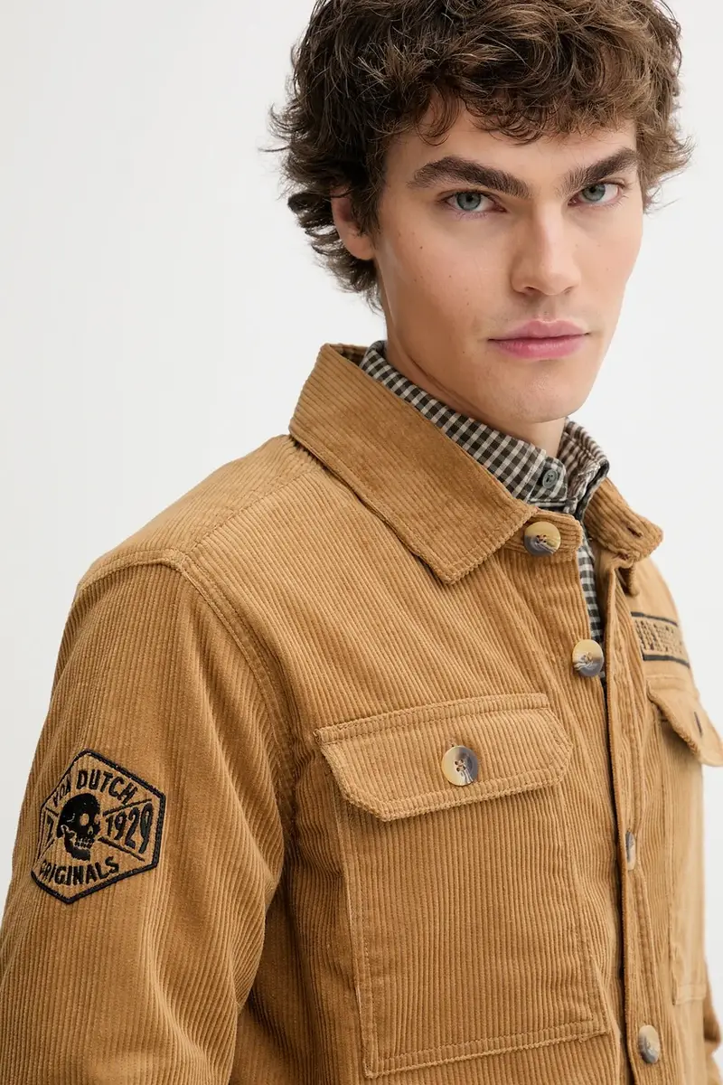 camicia in cotone uomo colore verde VD.1.OSH.1929 miniatura 4