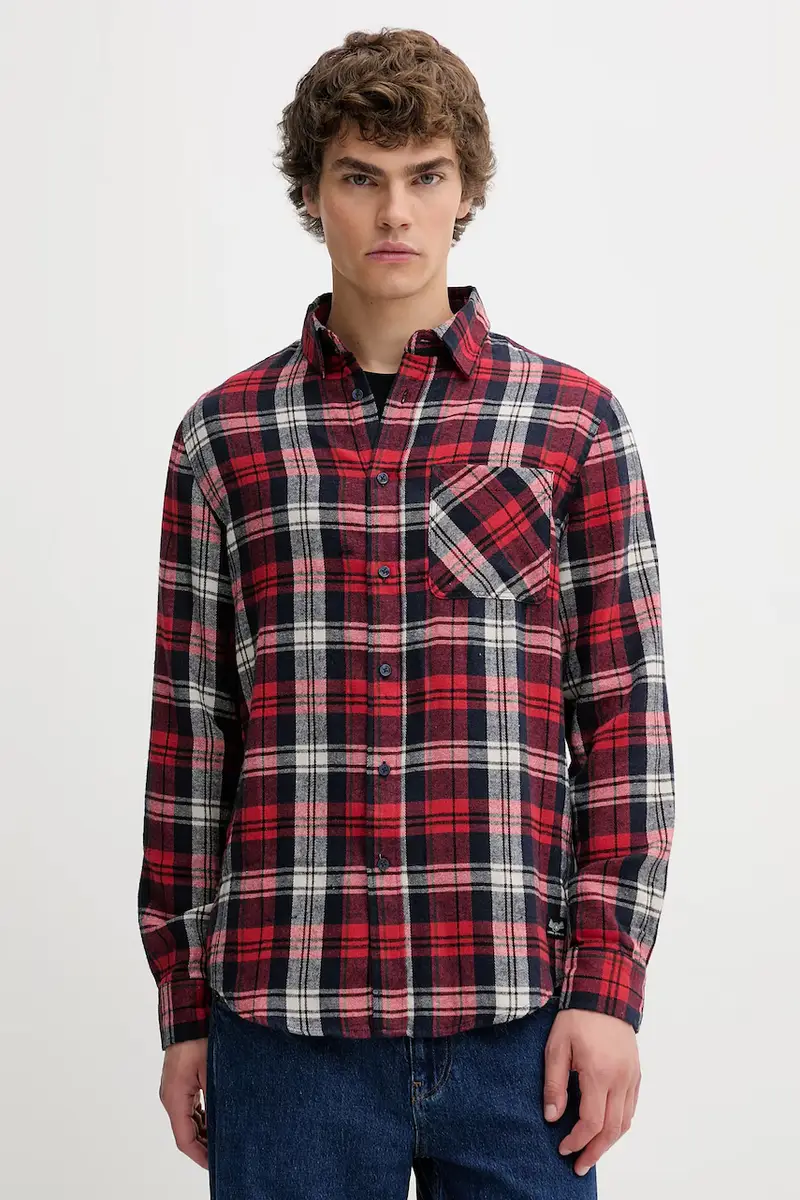 camicia uomo colore rosso VD.1.CHL.TYLER miniatura 3