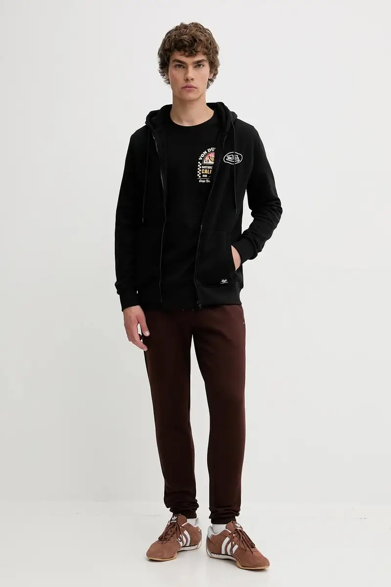 felpa uomo colore nero con cappuccio VD.1.SWZ.SLI miniatura 2