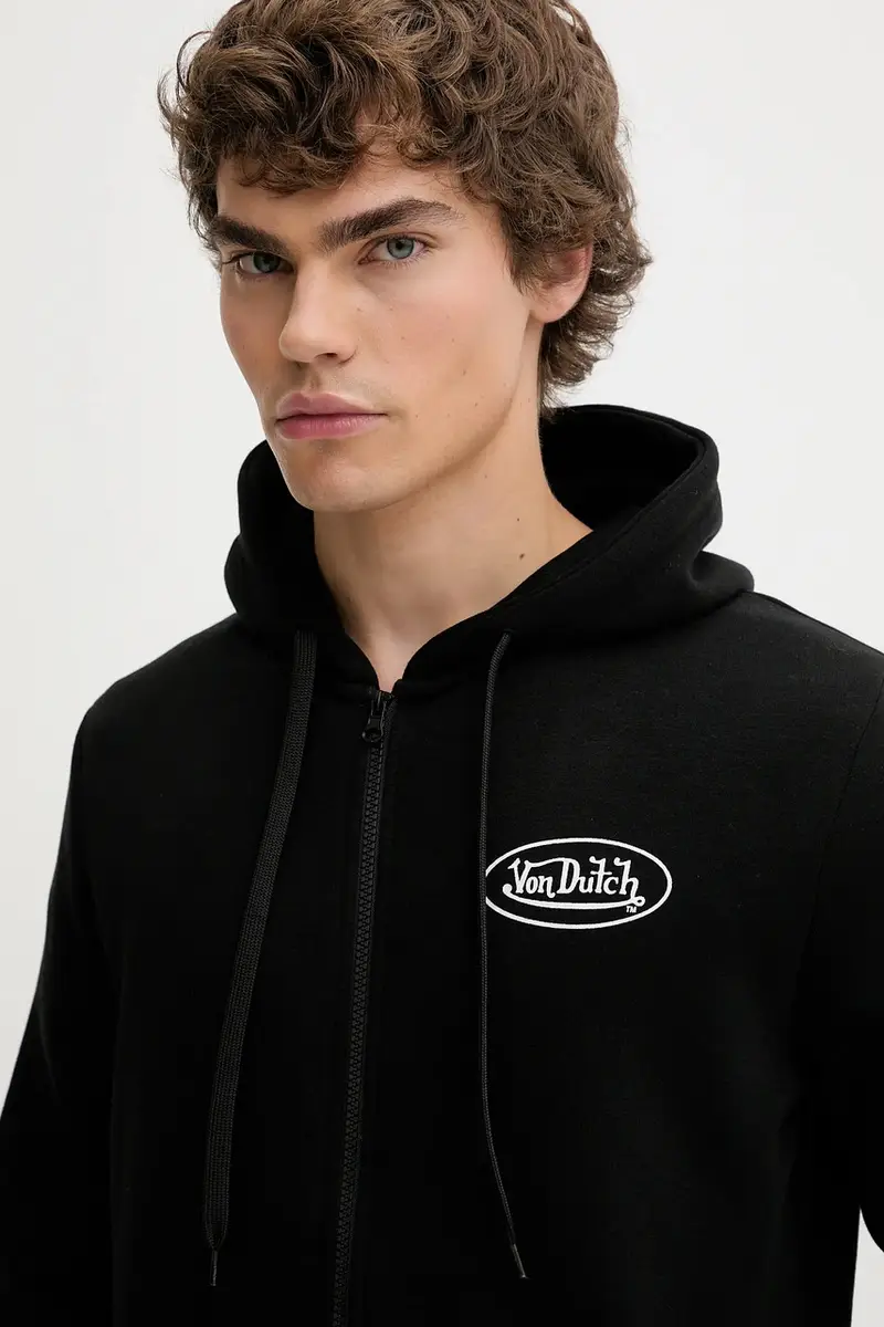 felpa uomo colore nero con cappuccio VD.1.SWZ.SLI miniatura 4