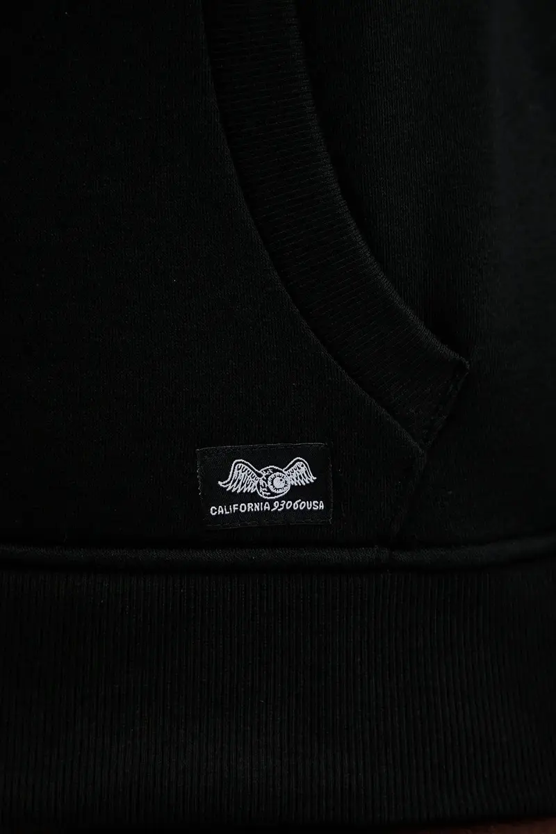 felpa uomo colore nero con cappuccio VD.1.SWZ.SLI miniatura 5