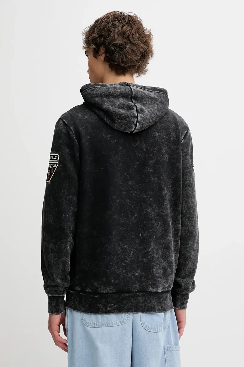 felpa uomo colore nero con cappuccio VD.1.SWZ.SOUL miniatura 3