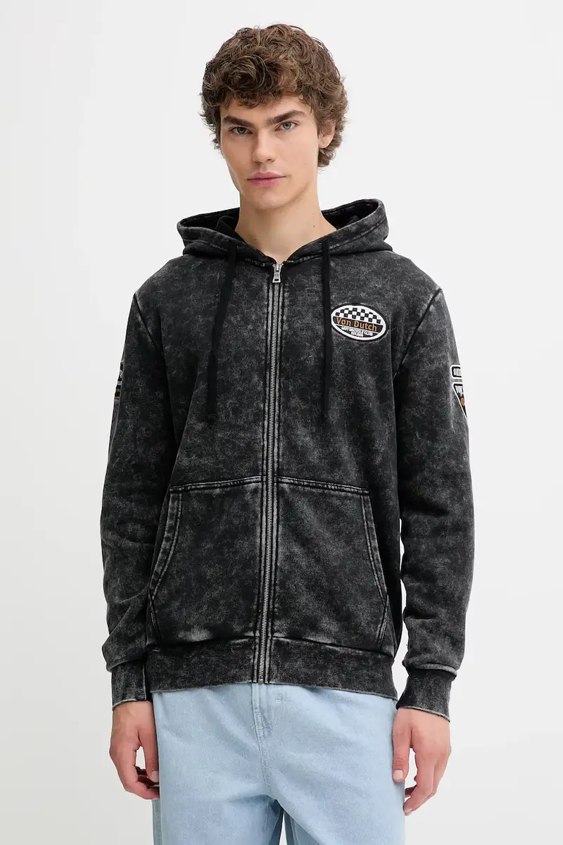 felpa uomo colore nero con cappuccio VD.1.SWZ.SOUL