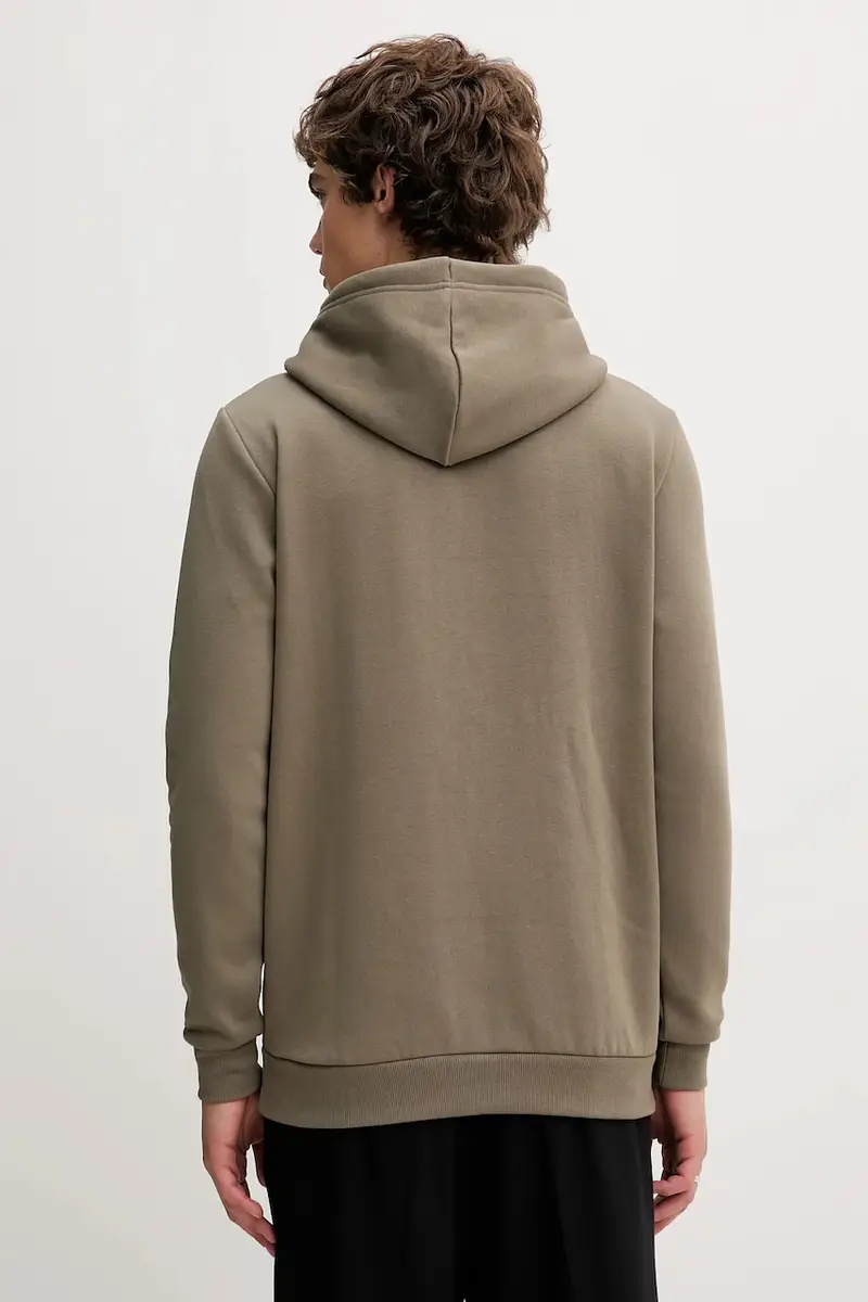 felpa uomo colore verde con cappuccio VD.1.SWZ.BRAND miniatura 3